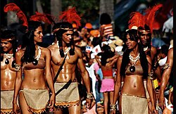 Los taínos fueron el primer pueblo indígena con el que Colón contactó tras la llegada al Nuevo Mundo.