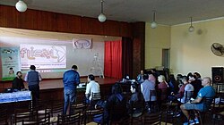 Comunidades reunidas en una conferencia sobre comunes digitales.