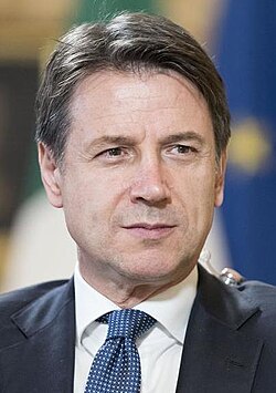 Fotografía institucional de Giuseppe Conte