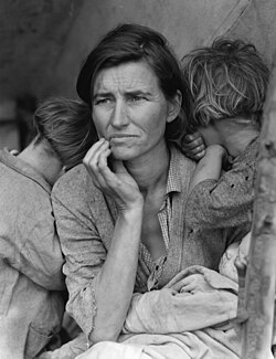 Madre emigrante de Dorothea Lange