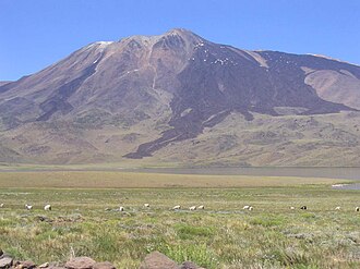 Vista panorámica del Volcán Tromen