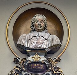 Busto conmemorativo de Pierre de Fermat en el Capitolio de Toulouse