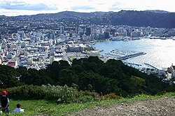 Vista de la ciudad desde el monte Victoria