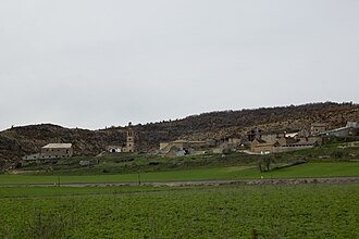 Vista del pueblo de Latrás