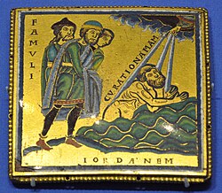 Curación de Naamán en el Jordán