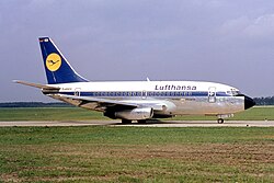 Un Boeing 737-130 de Lufthansa
