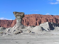 Parque provincial de Ischigualasto en San Juan, Argentina