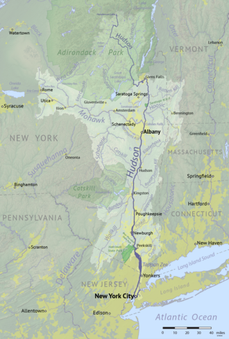 Ilustración cartográfica antigua de la región.