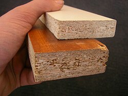 Tablas de aglomerado con enchapado