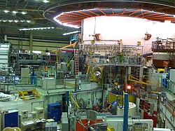La sala del reactor del Instituto Laue-Langevin