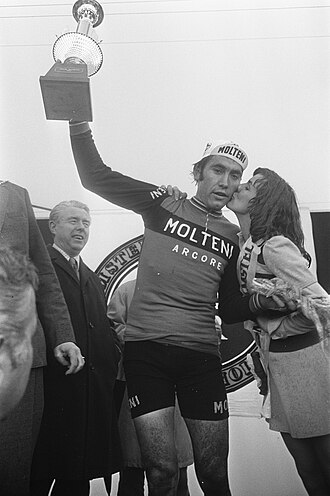 Tabla de detalles y clasificación final de la Amstel Gold Race 1973