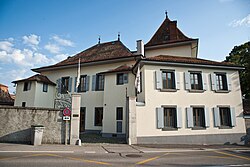 Sede principal de United World Wrestling situada en Corsier-sur-Vevey, Suiza.