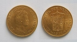 Moneda neerlandesa de 1912