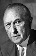 Konrad Adenauer, primer canciller federal de la RFA