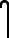 Representación del jeroglífico egipcio del cayado