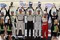 Podio de la clase LMP Challenge en el año 2010