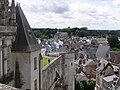 Panorámica de Amboise desde la perspectiva del castillo