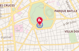Mapa de localización del entorno del Parque Batlle