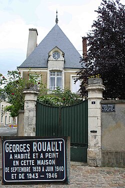 Retrato o representación de Georges Rouault