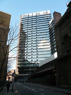 Las Southwark Towers antes de su demolición