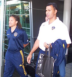 Ruud Gullit como director técnico de Los Angeles Galaxy en 2007