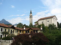 Fotografía panorámica del entorno natural de Pedavena