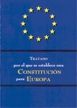 Portada de una edición del Tratado constitucional