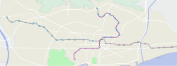 Proyecto original de la Línea II según los planes de metros de 1966 y 1971