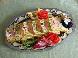 Terrina de salmón y albahaca