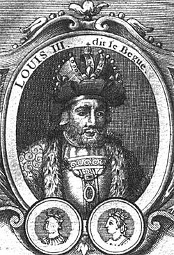 Retrato histórico de Luis III el Ciego