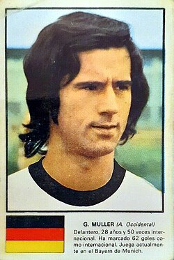 Retrato de Gerd Müller