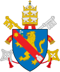 Escudo de armas o emblema papal