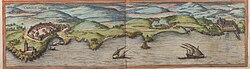 Costa de Cascais en 1572
