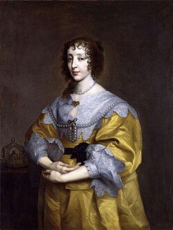 Retrato de la reina Enriqueta María de Francia