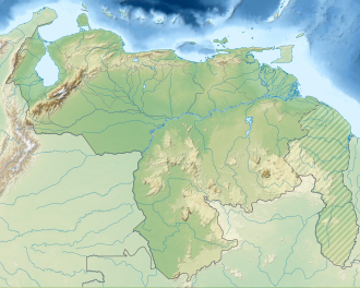 Mapa de localización en Venezuela