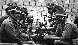 Soldados saharauis en 1985