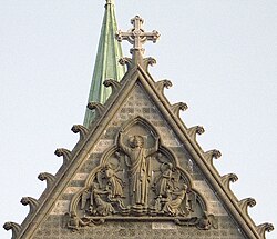 Gablete en la catedral de Nidaros, en Noruega