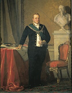 Retrato de Camillo Benso, conde de Cavour