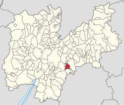 Entorno paisajístico y administrativo de Caldonazzo