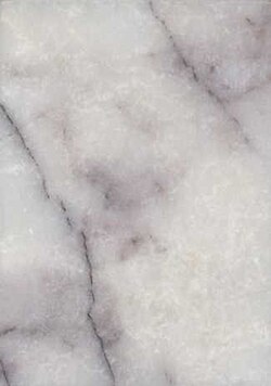 Muestra de mármol pulido