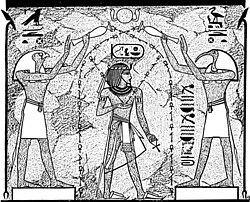 Unción en el Antiguo Egipto, imagen de la Enciclopedia Judía (1901-1906)
