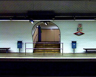 Andenes de la estación de El Putxet