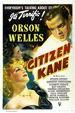 Cartel oficial de la película Ciudadano Kane