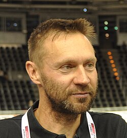 Retrato oficial de Jens Voigt como ciclista profesional.