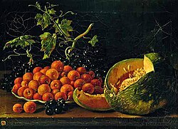 Naturaleza muerta de frutas