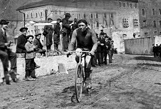 Imagen histórica del Giro de Lombardía 1905