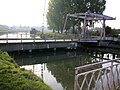 Vista de la derivación del canal de Neufossé en Arques