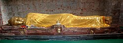 Imagen arqueológica de Buda en Kushinagar