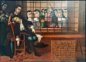 Exvoto novohispano del siglo XVIII