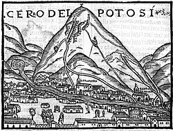 Cerro Rico de Potosí, fuente de plata más rica de la historia